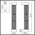Настенный светильник Odeon Light Collier L-Vision 5456/12WL