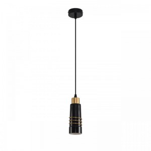 8361/1A MODERNI золото/черный металл/керамика Подвес E27 60W 220V LILO
