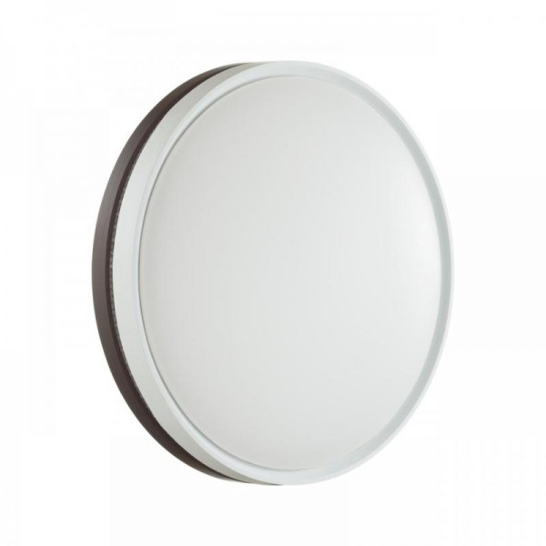 7668/DL COLOR SN 152 Светильник пластик/белый/темно-коричневый LED 48Вт 4000К D415 IP43 NOHAVA BROWN