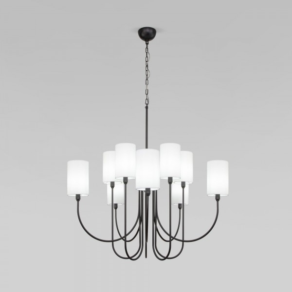 Подвесная люстра с тканевыми абажурами 60164/10 черный