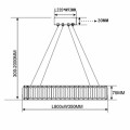 Подвесная светодиодная люстра Aployt Nicoletta APL.026.03.70