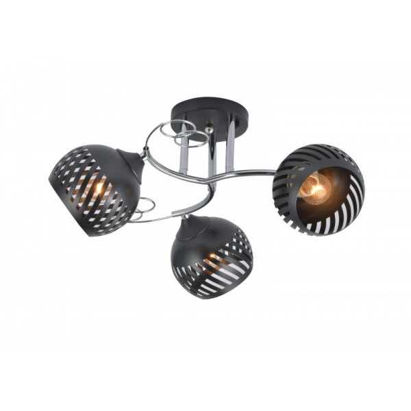 29027/3 CHROME+BLACK  (2) Люстра (RL)