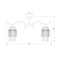 Потолочная люстра Eurosvet Sevilia 10119/8 золото/прозрачный хрусталь Strotskis