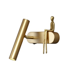 Настенный светодиодный светильник Arte Lamp ALBERT A2173AP-1PB Настенный светодиодный светильник Arte Lamp ALBERT A2173AP-1PB