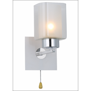 74402/1W CHROME+WHITE (6) Настенный светильник (RL) 74402/1W CHROME+WHITE (6) Настенный светильник (RL)