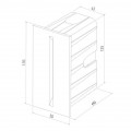 Встраиваемый светодиодный светильник Elektrostandard Step 8 40108/Led черный a055592