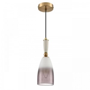 8285/1A SUSPENTIONI античная бронза/белый, металл/керамика/стекло Подвес Е14 1*40W 220V DERBI