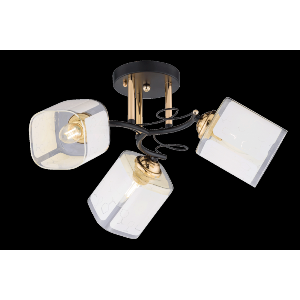 74378/3 GOLD+BLACK (4) Люстра (RL)