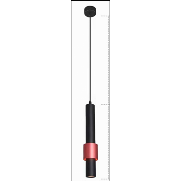 1078B+R/R BLACK+RED (1/30) Светильник