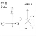 Подвесная люстра Evoluce Arcola SLE220103-06
