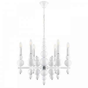 8260/6 MODERNI LN26 белый/хром, металл Люстра E14 6*40W 220V NANA