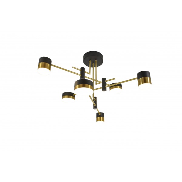 Потолочный светильник Mirastyle Диод XL-21014-3+3 AB+BK
