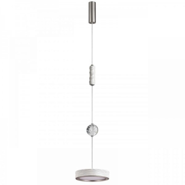 5451/32L L-VISION ODL_EX26 белый/никель/металл/керамика/хрусталь/акрил Подвес LED x 32W 2000К/3000K/4000K/переключ. RIVERA