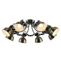 Потолочная люстра Arte Lamp Martin A5216PL-8BR