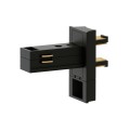 Соединитель для круглого шарнирного коннектора Elektrostandard Slim Magnetic 85011/00 черный a063967