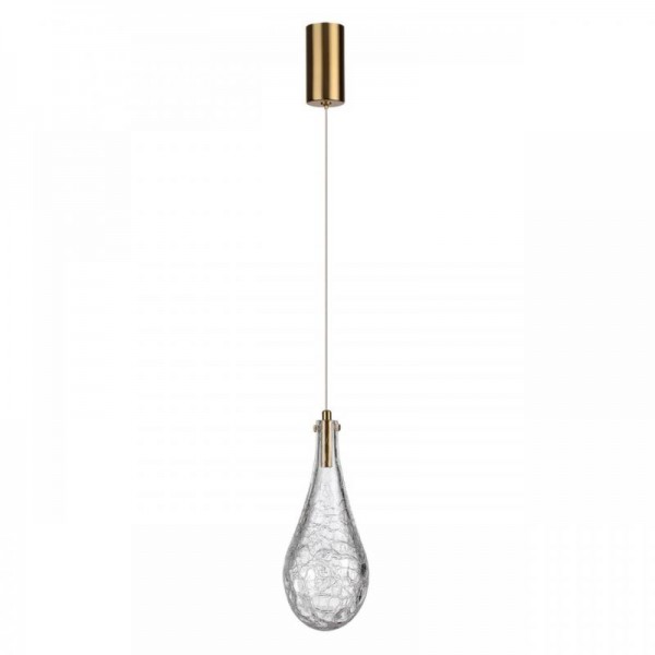 7147/5L L-VISION ODL26 Подвесной светильник  античная бронза/стекло/металл IP20 LED 4W 300Лм 3000K 180° 220V BRAID