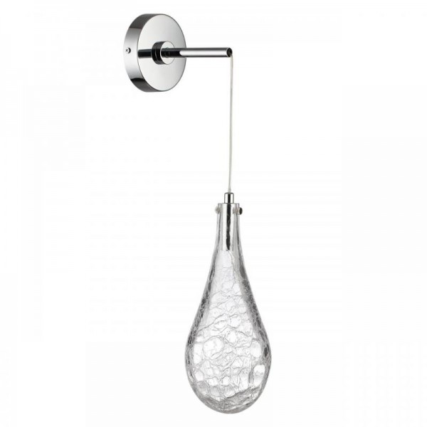 7148/5WL L-VISION ODL26 Настенный светильник  хром/стекло/металл IP20 LED 4W 300Лм 3000K 180° 220V BRAID