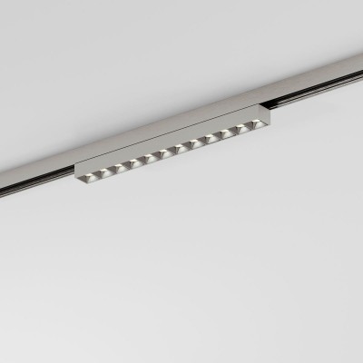 Трековый светильник 10W 3000K никель Elektrostandard 85528/01_система Лайн a072704
