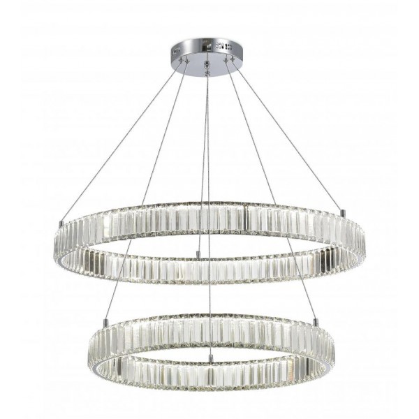 D2107-DW-6+8 CHROME (1) Люстра NW