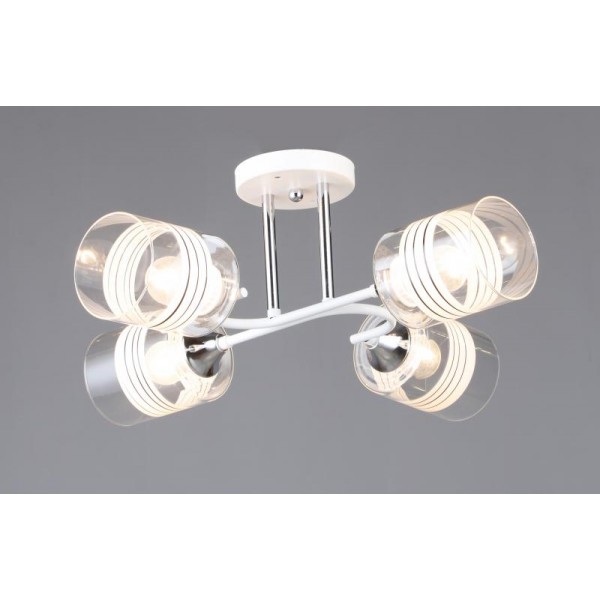 6411/4 WT+CR (2) Люстра (RL)