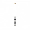 Подвесной светодиодный светильник Kink Light Мони 07627-3+2,19