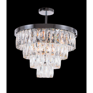 2431R/8A CHR+CL (1) Люстра NW #