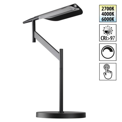 359541 LEDO NT25 000 черный Лампа настольная диммир. со сменой цвет. темпер. (управление- сенсор) IP20 LED 14W 100-240V 2700К\4000К\6000К ALA 359541 LEDO NT25 000 черный Лампа настольная диммир. со сменой цвет. темпер. (управление- сенсор) IP20 LED 14W 100-240V 2700К\4000К\6000К ALA