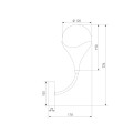 Бра Eurosvet Calyx 60168/1 латунь