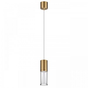 7144/4L HIGHTECH ODL26 Подвесной светильник  античная бронза/акрилл/металл IP20 LED 4W 280Лм 3000K 180° 220V DEFANCE