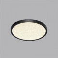 7662/24L MITRA LED SN 090 Светильник пластик/белый/черный LED 24Вт 3000/4000K D300 IP40 OMEGA BLACK