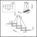 Подвесной светодиодный светильник Odeon Light Rudy 4366/90L