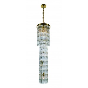 2727P/8A PLATING BRASS+CLEAR (1) Люстра NW