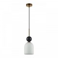 4361/1B MIDCENT ODL26 Подвесной светильник  бронзовый/белый/камень/металл IP20 E14 40W  220-240V LOLLA