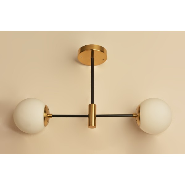 Потолочный светильник Mirastyle BL-8316/2 COPPER+BK