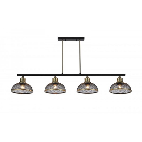 06494/4 BLACK+BRONZE (1) Люстра (RL)
