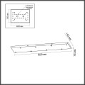 Потолочная база 7X Odeon Light L-Vision Base для линии Scrow, Shiny 5058/WH