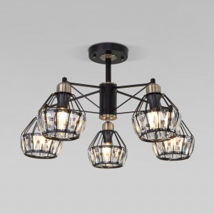 Потолочная люстра в стиле лофт 70075/5 черный