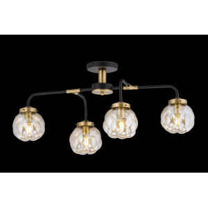 40345MD/4 MBK+AB (1) Люстра (NW)