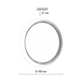 Настенно-потолочный светильник Sonex Pale Tofiq White 7650/ELN
