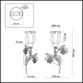 Бра Odeon Light Country Ameli 2252/1W