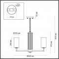 Подвесная люстра Odeon Light Hall Kasali 4990/6