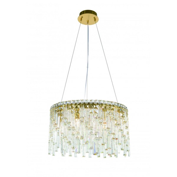6073P/8A PLATING BRASS+CLEAR (1) Люстра NW