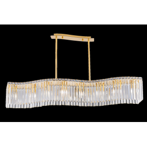 3100E/8A GOLD+CLEAR (1) Люстра NW