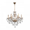 8376/6 CLASSI LN золото/прозрачный, металл/хрусталь Люстра подвесная E14 6*40W 220V ALISSA