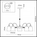 Подвесная люстра Lumion Lofti Neropius 3532/5C