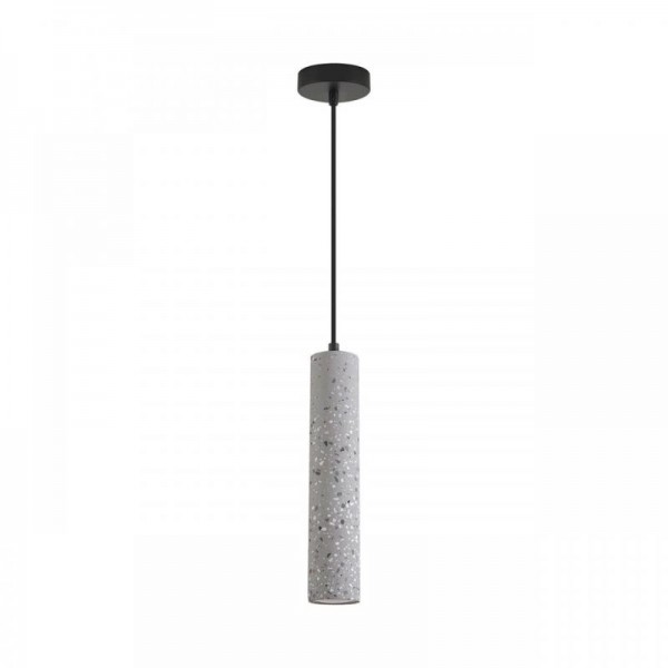 8357/1A SUSPENTIONI черный/серый, металл/цемент Подвес GU10 LED 5W 220V SHAMAREL