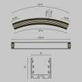 Комплектующие к светодиодной ленте Led Strip ALM-3535R-B-D-45°-0.8M