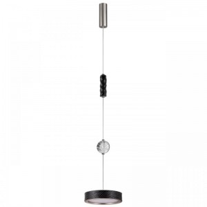 5451/32LB L-VISION ODL_EX26черный/никель/металл/керамика/хрусталь/акрил Подвес LED x 32W 2000К/3000K/4000K/переключ. RIVERA