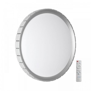 7696/EL PALE SN 90 Светильник пластик/серебристый LED 70Вт 3000-6000К D495 IP43 пульт ДУ KUPI SILVER 7696/EL PALE SN 90 Светильник пластик/серебристый LED 70Вт 3000-6000К D495 IP43 пульт ДУ KUPI SILVER