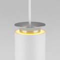 Подвесной светодиодный светильник Elektrostandard DLS021 9+4W 4200К белый матовый/серебро a045502